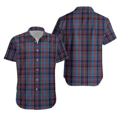 Cochrane Azure Tartan Hawaiian Shirt