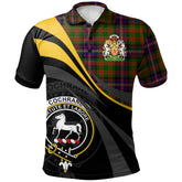 Cochrane Modern Tartan Polo Shirt - Royal Coat Of Arms Style