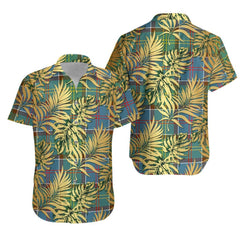 Colville Tartan Vintage Leaves Hawaiian Shirt