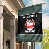 Craven County Tartan Black Garden Flag