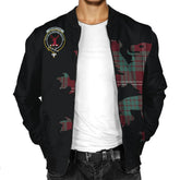 Crawford Tartan Crest Bomber Jacket