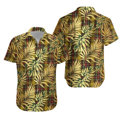 Cree Tartan Vintage Leaves Hawaiian Shirt