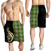 Cunningham Dress Green Dancers Tartan Crest Men's Short PM8
