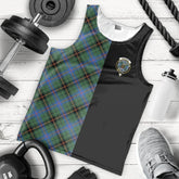 Davidson Ancient Tartan Crest Men's Tank Top - Cross Style