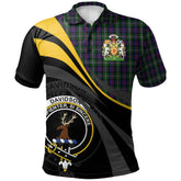 Davidson Double Tartan Polo Shirt - Royal Coat Of Arms Style
