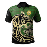 Don Tartan Polo Shirt Viking Wolf