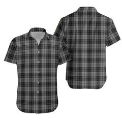 Douglas Grey Tartan Hawaiian Shirt