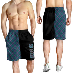 Douglas Modern Tartan Crest Men's Short - Cross Style
