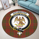 Drummond Tartan Crest Round Rug