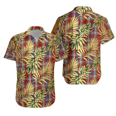 Drummond of Perth Dress 02 Tartan Vintage Leaves Hawaiian Shirt