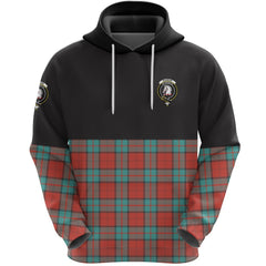 Dunbar Ancient Clan Half Of Tartan Hoodie