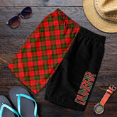 Dunbar Modern Tartan Crest Men's Short - Cross Style