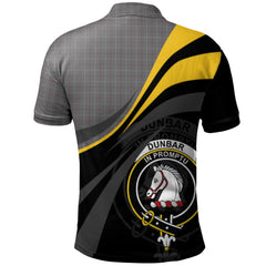 Dunbar of Pitgaveny Tartan Polo Shirt - Royal Coat Of Arms Style