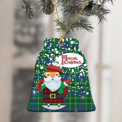 Duncan Ancient Tartan Christmas Ceramic Ornament - Santa Style
