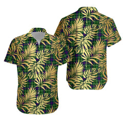 Duncan Modern Tartan Vintage Leaves Hawaiian Shirt