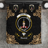 Dunlop Crest Black Bedding Set