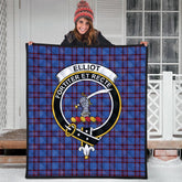 Elliot Modern Tartan Crest Quilt