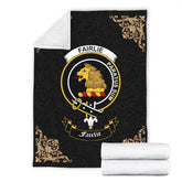 Fairlie Crest Tartan Premium Blanket Black