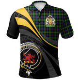 Farquharson Modern Tartan Polo Shirt - Royal Coat Of Arms Style