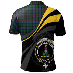 Ferguson of Balquhidder 03 Tartan Polo Shirt - Royal Coat Of Arms Style