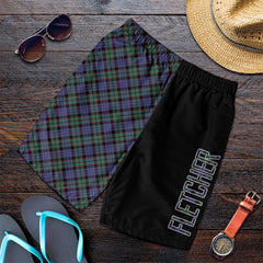 Fletcher Modern Tartan Crest Men's Short - Cross Style
