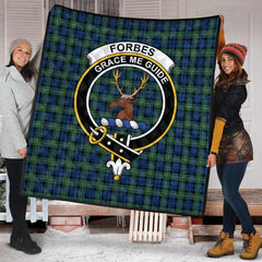 Forbes Ancient Tartan Crest Quilt