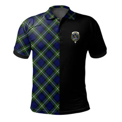 Forbes Modern Tartan Polo Shirt Half of Me - Cross Style