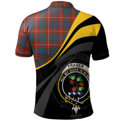 Fraser Ancient Tartan Polo Shirt - Royal Coat Of Arms Style