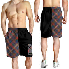 Fraser Hunting Modern Tartan Crest Men's Short - Cross Style