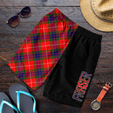 Fraser Modern Tartan Crest Men's Short - Cross Style