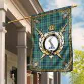 MacNeill of Colonsay Ancient Tartan Crest Garden Flag - Celtic Thistle Style