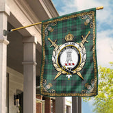 McLean Hunting Ancient Tartan Crest Garden Flag - Celtic Thistle Style