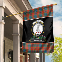 McLean of Duart Ancient Tartan Crest Garden Flag - Welcome Style