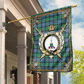 Morrison Ancient Tartan Crest Garden Flag - Celtic Thistle Style