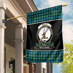 Rollo Ancient Tartan Crest Garden Flag - Welcome Style