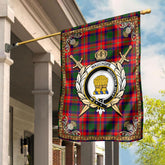 Wauchope (or Waugh) Tartan Crest Garden Flag - Celtic Thistle Style