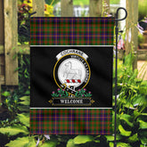 Cochrane Modern Tartan Crest Garden Flag - Welcome Style