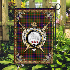 Cochrane Modern Tartan Crest Garden Flag - Celtic Thistle Style