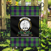Colville Tartan Crest Garden Flag - Welcome Style