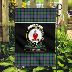 Logan Ancient Tartan Crest Garden Flag - Welcome Style
