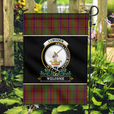 Lumsden Tartan Crest Garden Flag - Welcome Style
