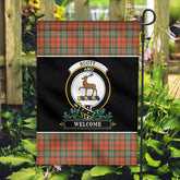Scott Ancient Tartan Crest Garden Flag - Welcome Style