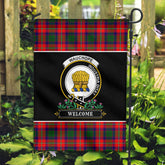 Wauchope (or Waugh) Tartan Crest Garden Flag - Welcome Style