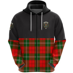 Gartshore Clan Half Of Tartan Zipper Hoodie