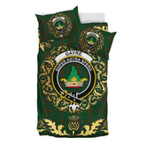 Gayre Bodyguard 01 Tartan Crest Bedding Set - Golden Thistle Style