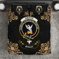 Gibson Crest Black Bedding Set