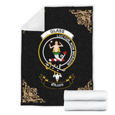 Glass Crest Tartan Premium Blanket Black