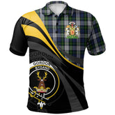 Gordon Dress 01 Tartan Polo Shirt - Royal Coat Of Arms Style