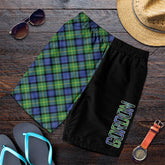 Gordon Old Ancient Tartan Crest Men's Short - Cross Style