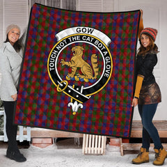 Gow Tartan Crest Quilt